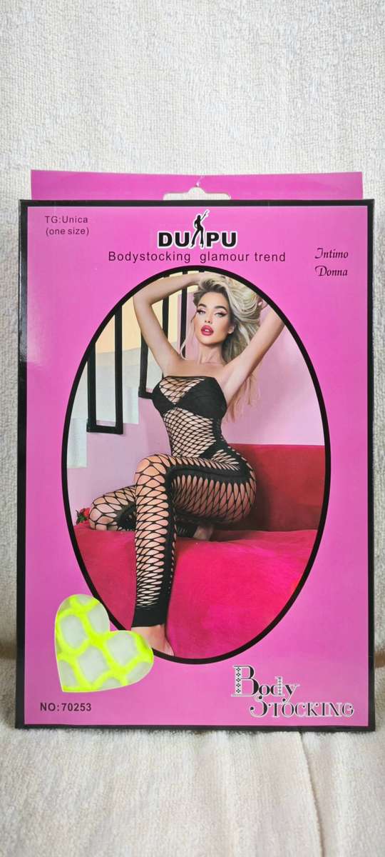 Women Sexy Fishnet Body Stocking  Lingerie Set