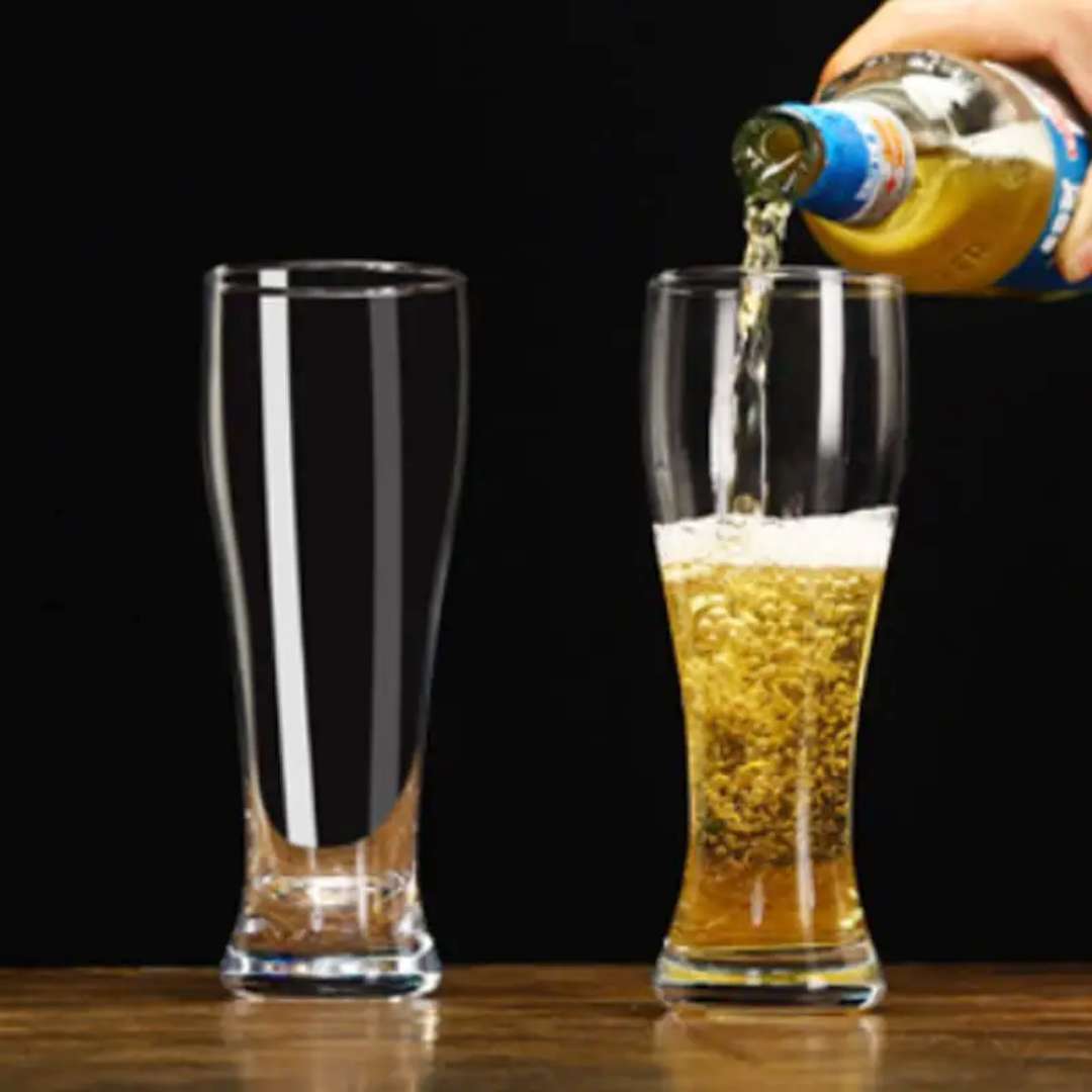 Premium Beer Glass  Glasses Set for Beer& Draught 6 pcs