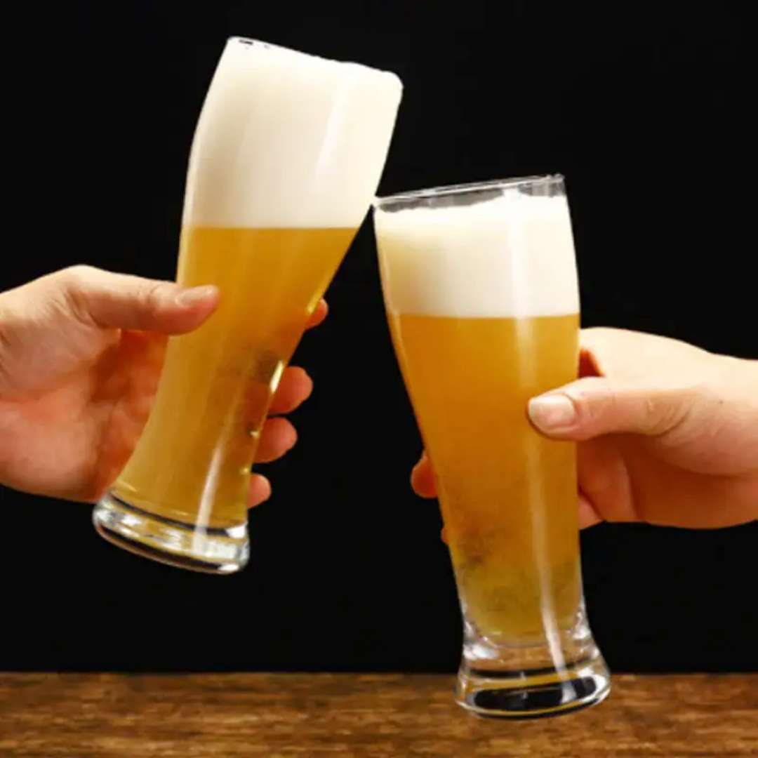 Premium Beer Glass  Glasses Set for Beer& Draught 6 pcs