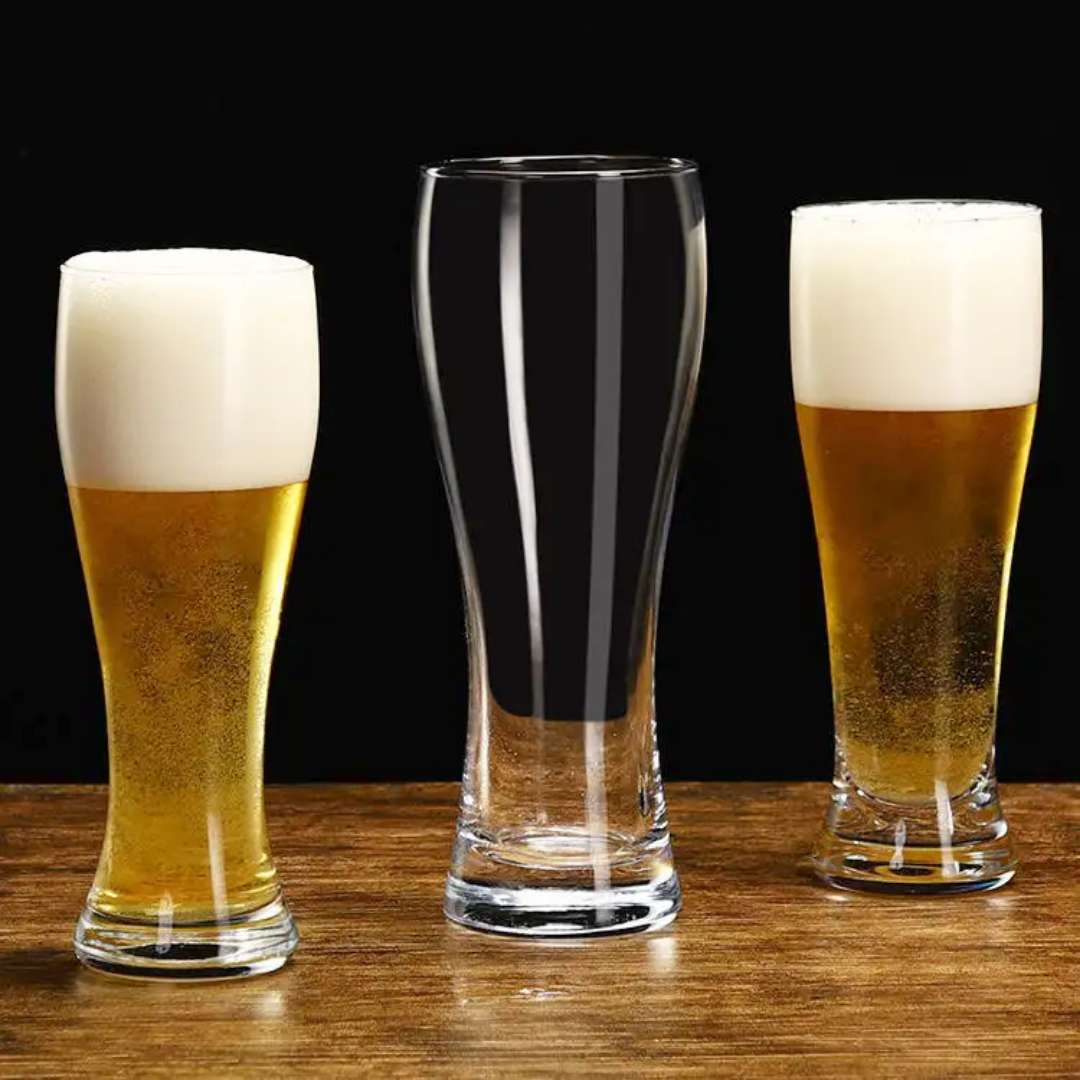 Premium Beer Glass  Glasses Set for Beer& Draught 6 pcs