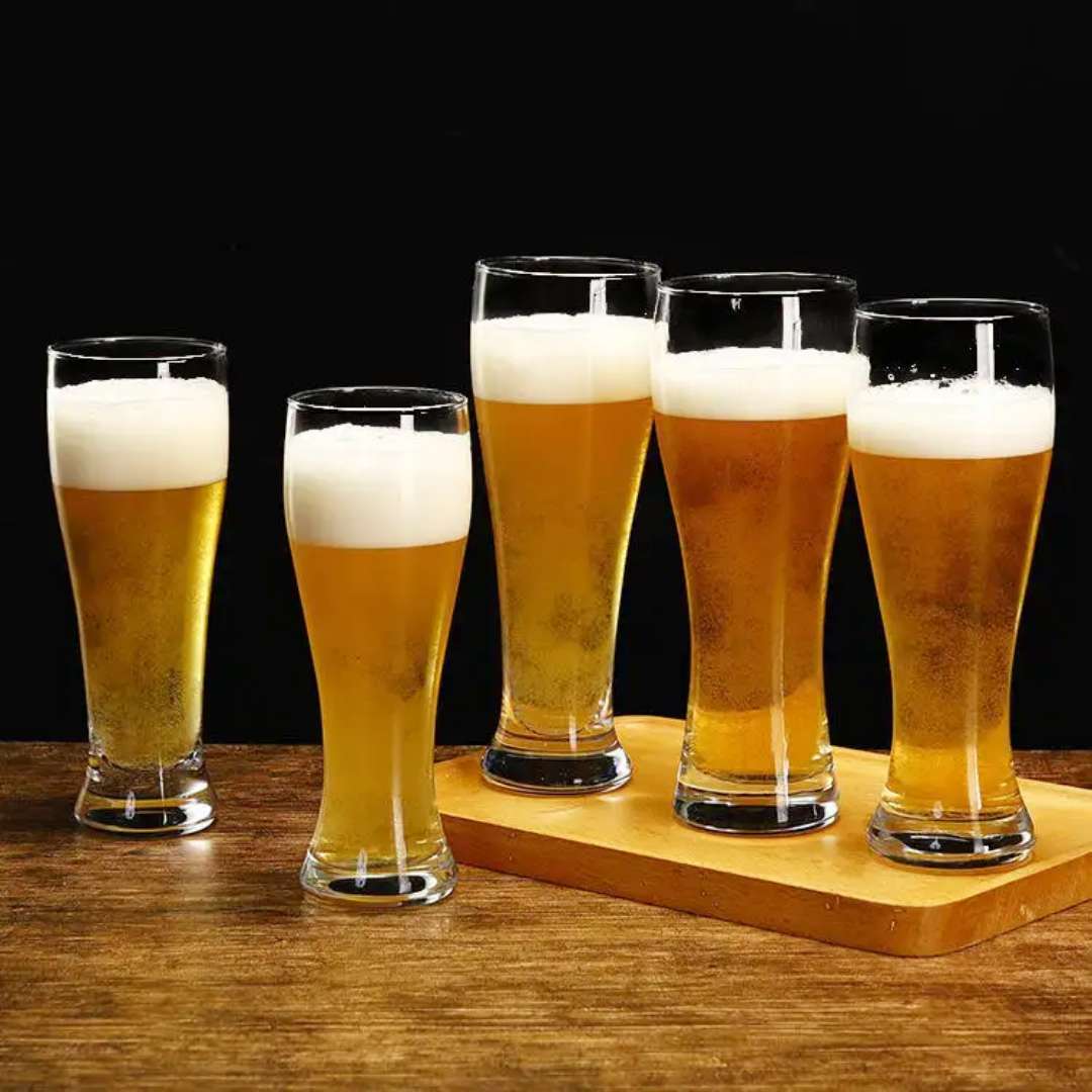 Premium Beer Glass  Glasses Set for Beer& Draught 6 pcs