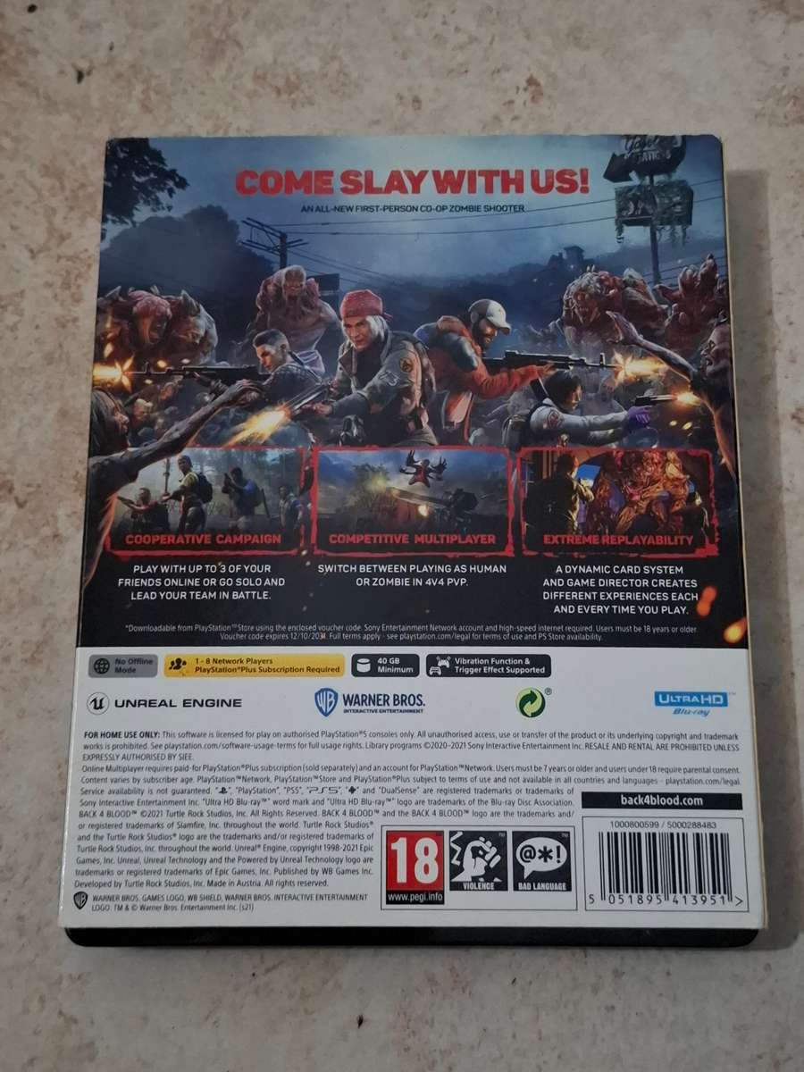 Back 4 Blood - Special Edition Steelbook(PS5)