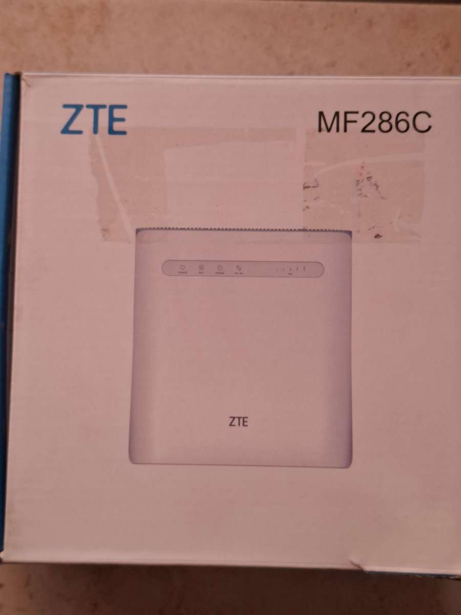 ZTE MF286C LTE 4G WiFi Router (Fixed LTE as well)