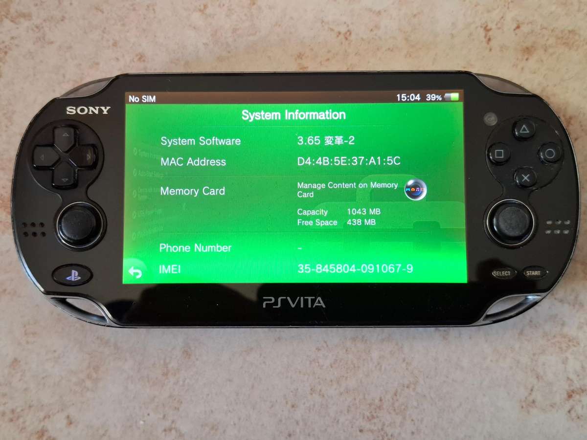 Playstation Vita Console