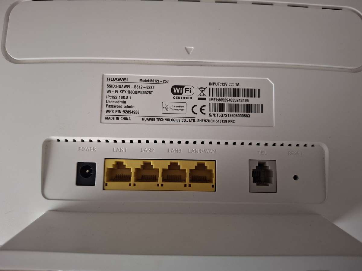 Huawei 4G Router 2 Pro B612 4G / LTE Router (Fixed LTE as well)