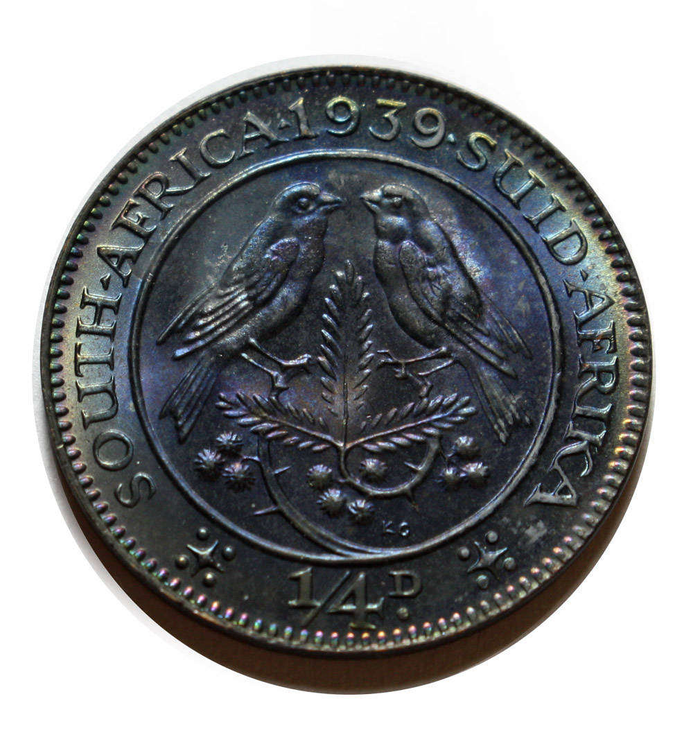 South Africa Farthing 1/4d - 1939