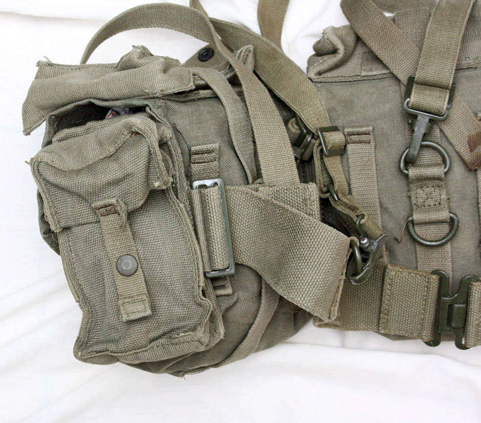 South Africa Pattern 70 SADF Kidney Webbing Military Field Kit