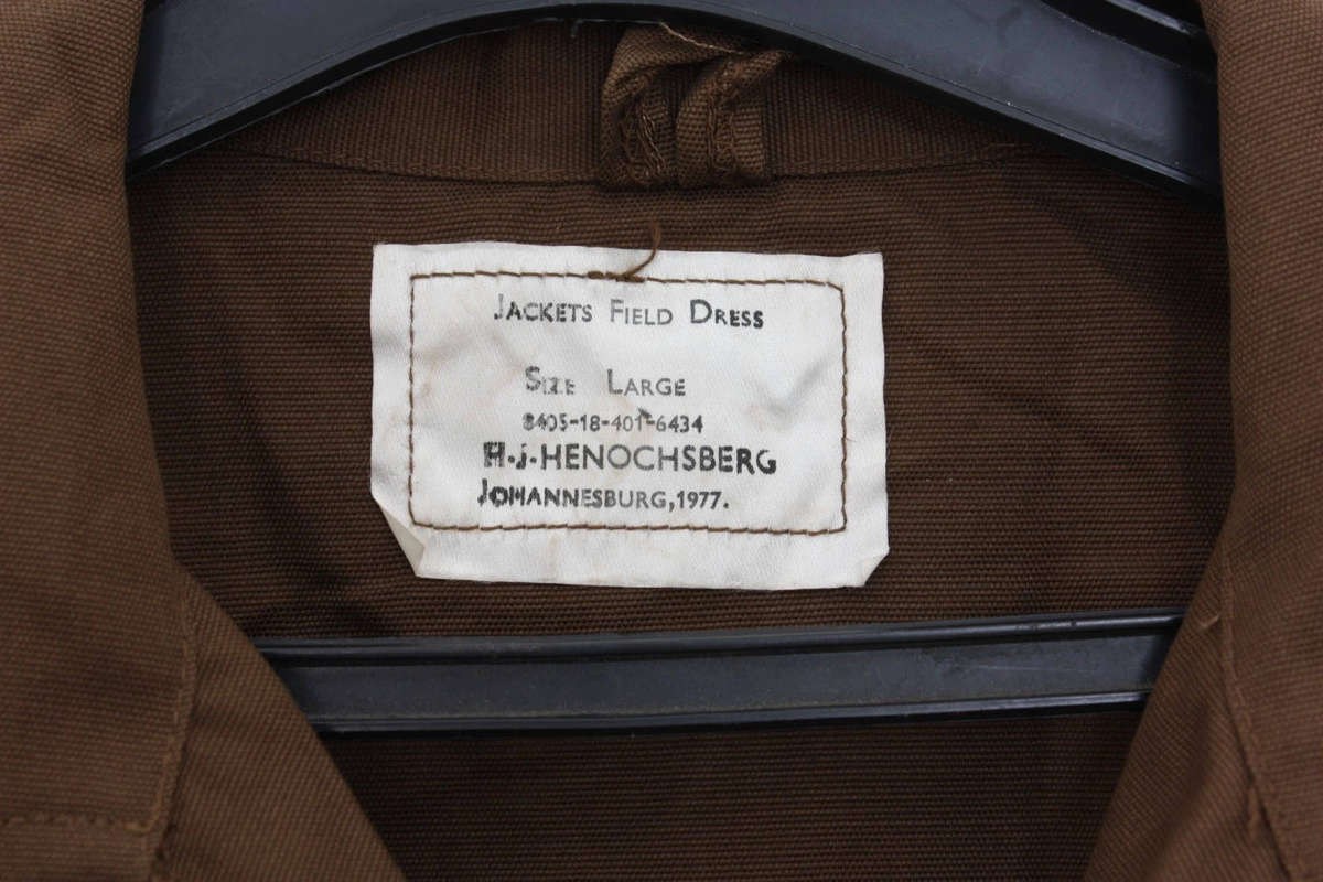 SADF Bush jacket- 1977 - Size Large **New old stock**