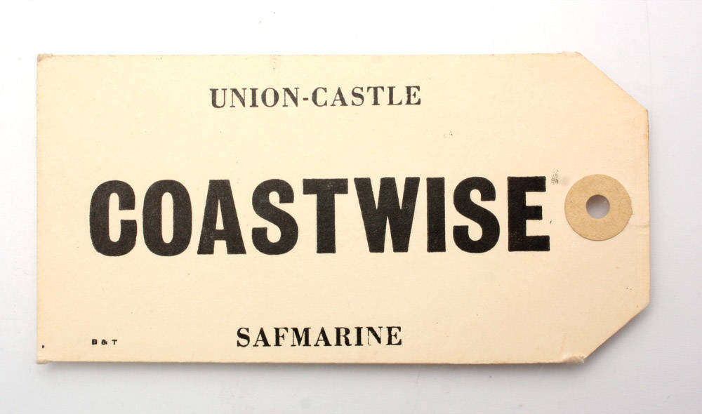 Vintage Union Castle Baggage Label