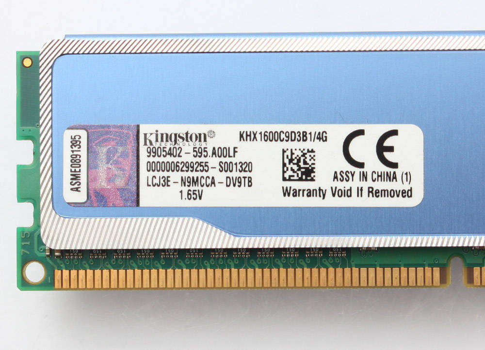 Kingston Hyper X Blu 4GB DDR3-1600 240 pin
