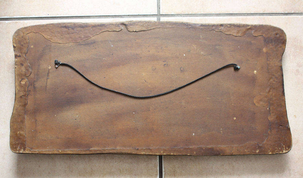 Groot Trek - Vintage Syroco wood plaque commemorating the Groot Trek Eeufees (Centenary) of 1938.