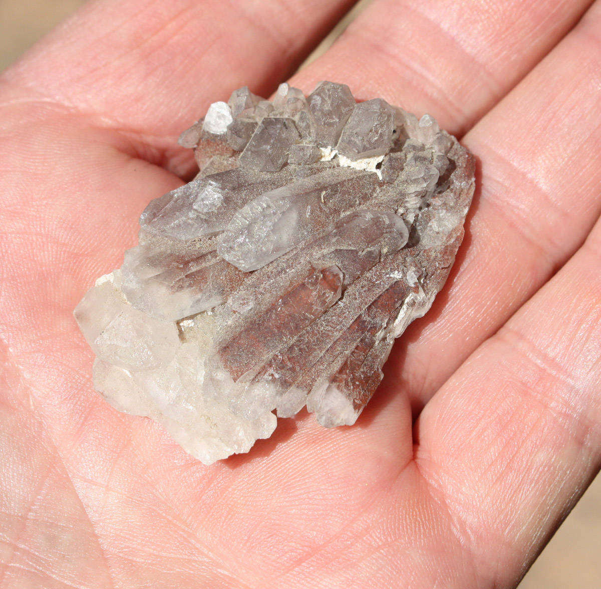 Quartz Hematite Floater- Orange River South Africa