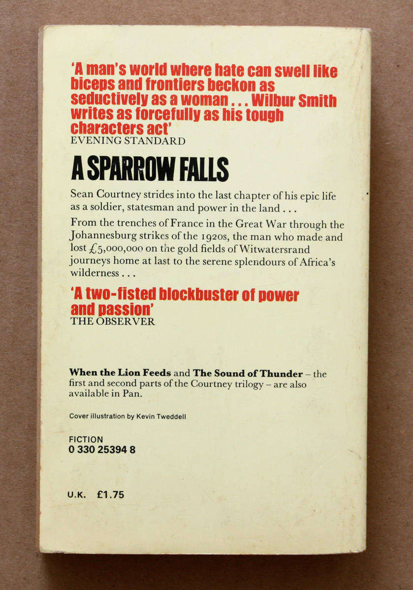 A Sparrow Falls - Wilbur Smith