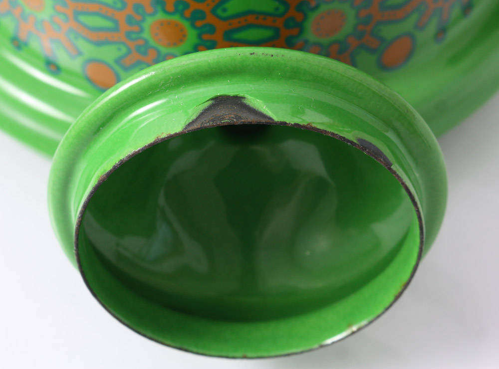 Vintage Decorative Enamel Tea Kettle