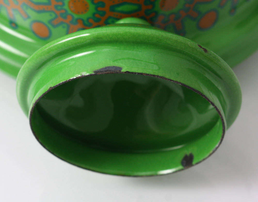 Vintage Decorative Enamel Tea Kettle