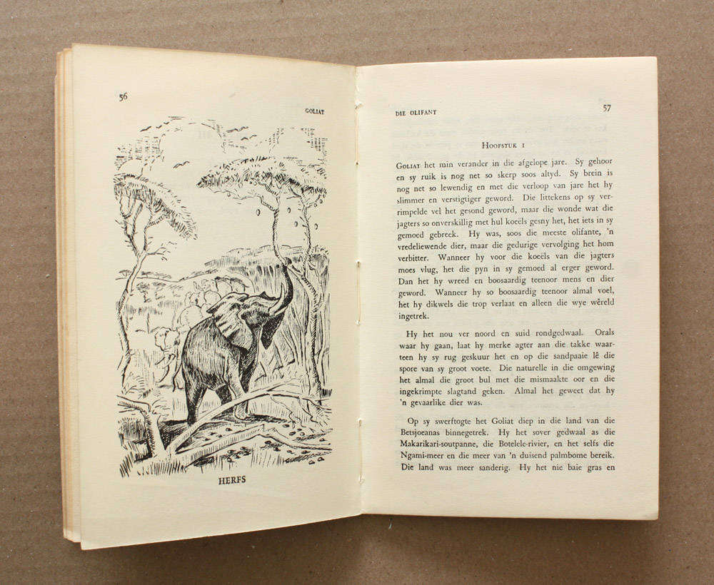 Goliat - H.W.D. Longden - Afrikaans version of Goliath The Rogue Elephant - 1950