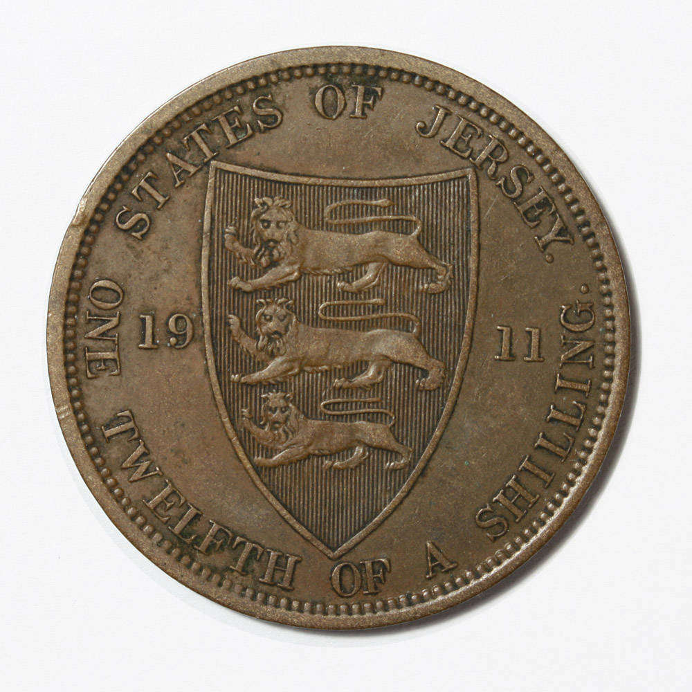 States of Jersey 1/12 Shilling - 1911