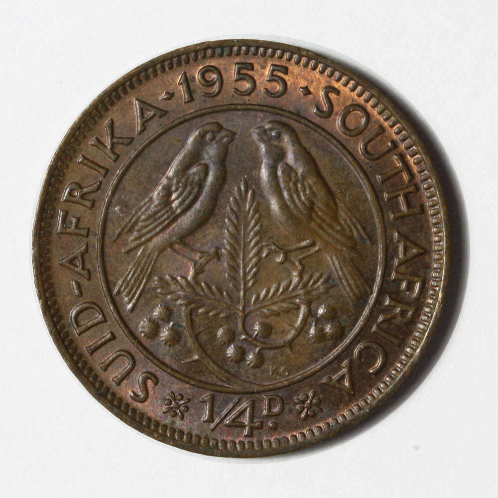 South Africa Farthing 1/4d - 1955