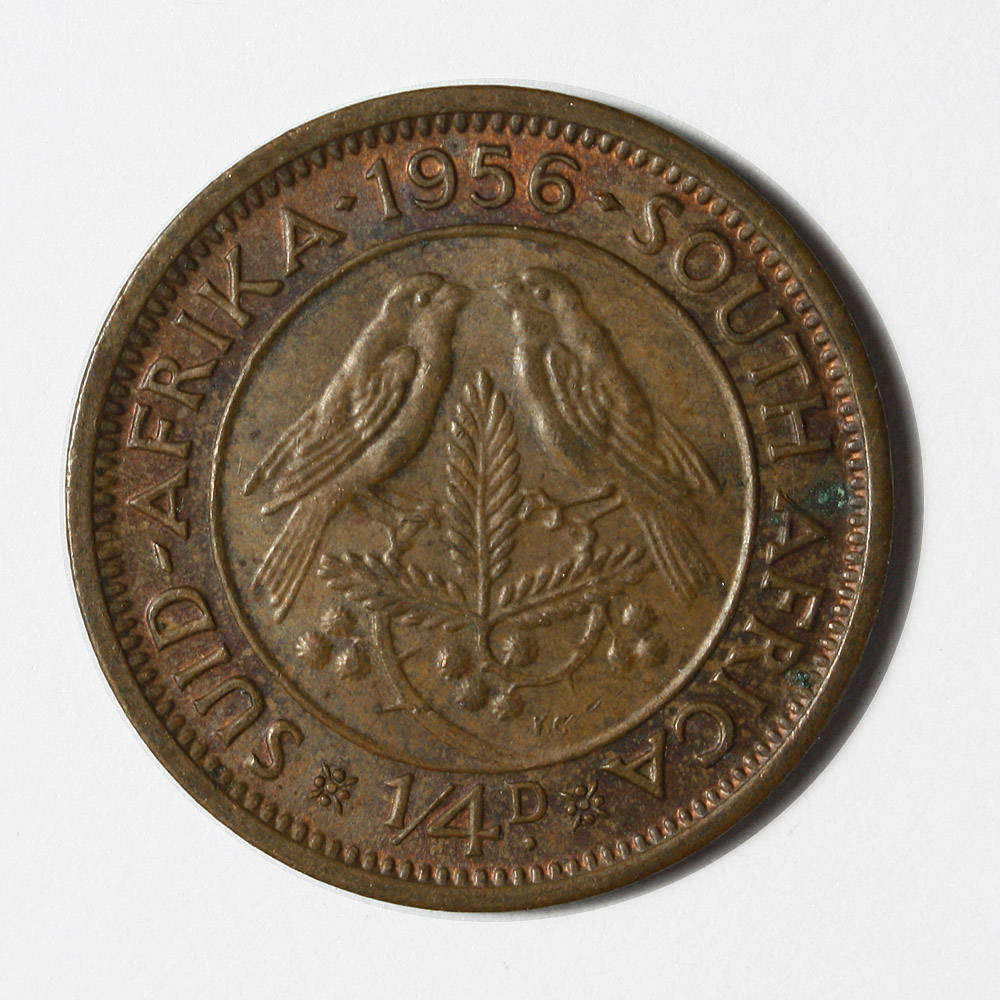 South Africa Farthing 1/4d - 1956