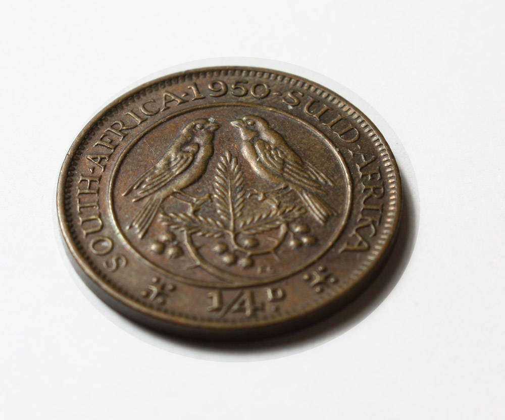 South Africa Farthing 1/4d - 1950