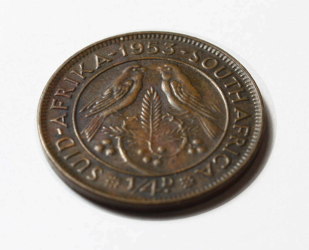 South Africa Farthing 1/4d - 1953