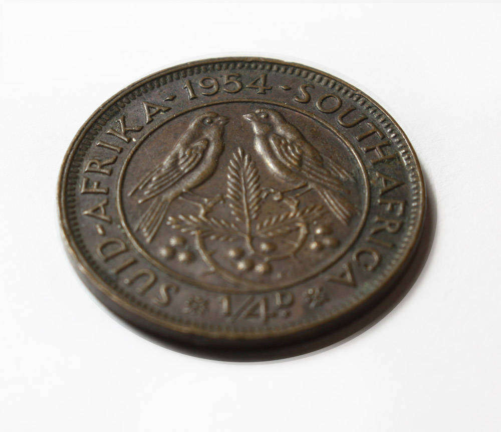 South Africa Farthing 1/4d - 1954