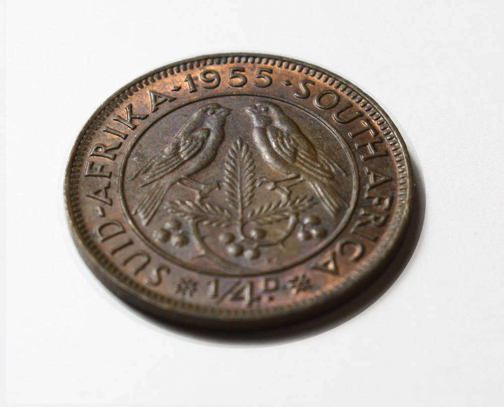 South Africa Farthing 1/4d - 1955