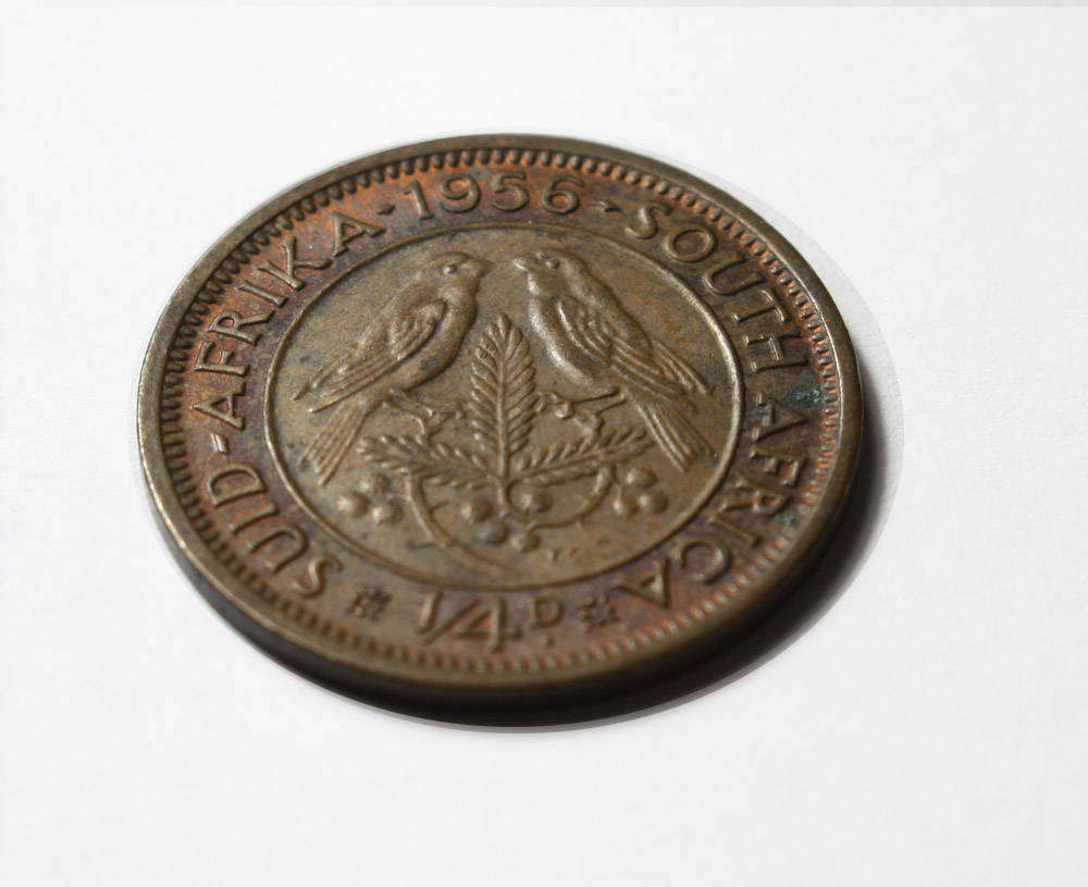 South Africa Farthing 1/4d - 1956