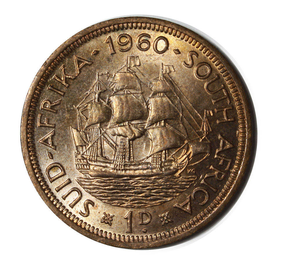 1960 Penny - Union of South Africa