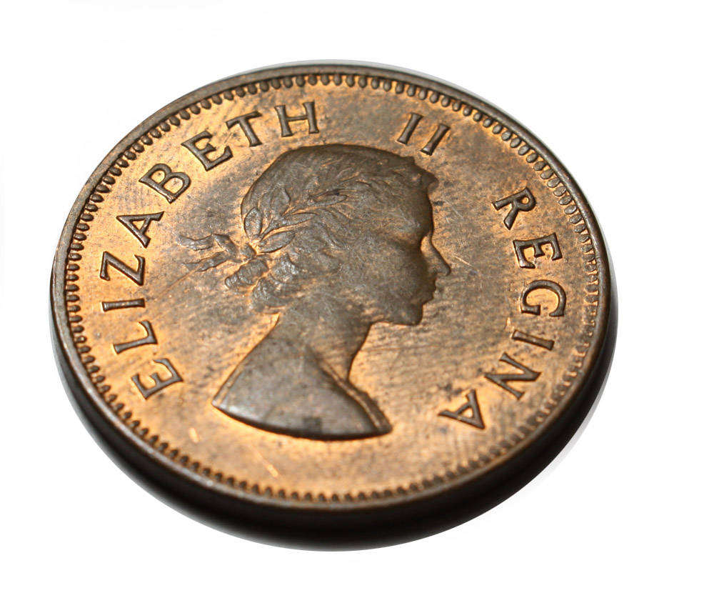 1955 - Half Penny (1/2d) - Union of South Africa