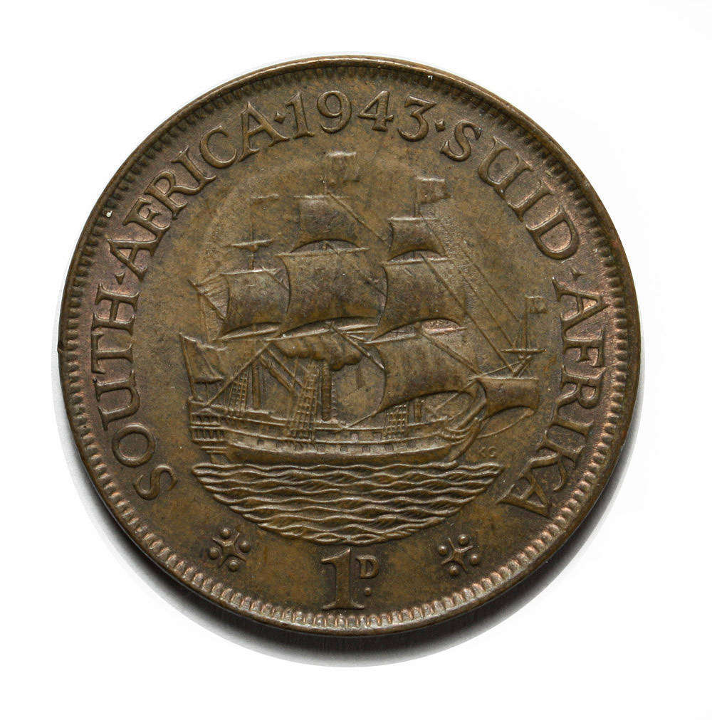 1943 - Penny - Union of South Africa