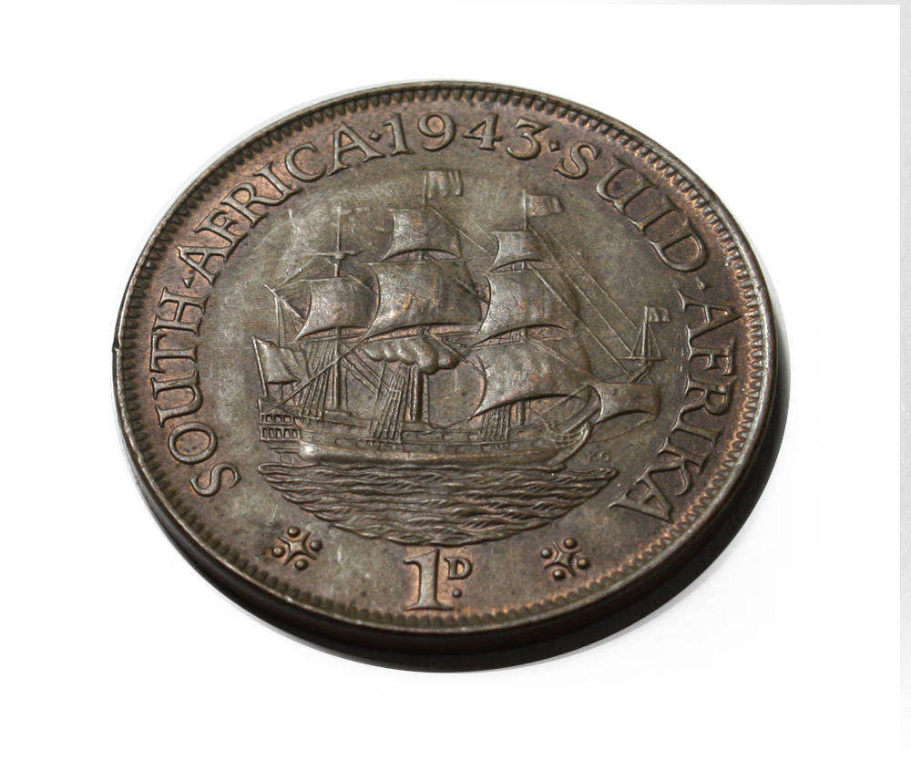 1943 - Penny - Union of South Africa