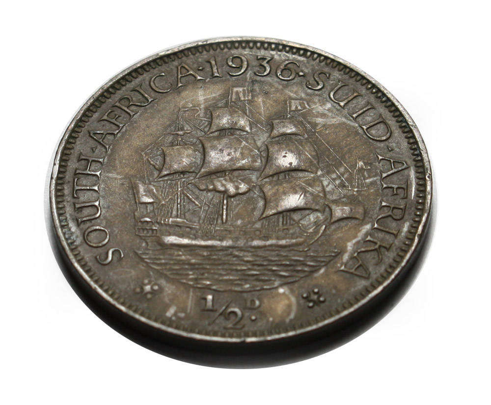 1936 - Half Penny (1/2d) - Union of South Africa