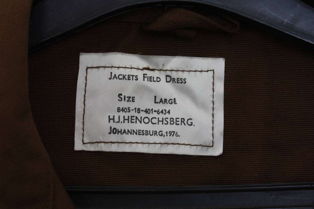 SADF Nutria Bush Jacket - 1976 - Large size