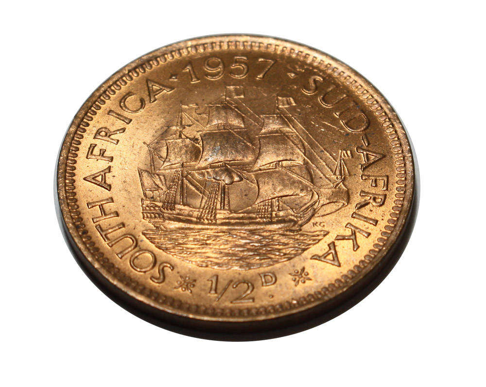 1957 - Half Penny (1/2d) - Union of South Africa