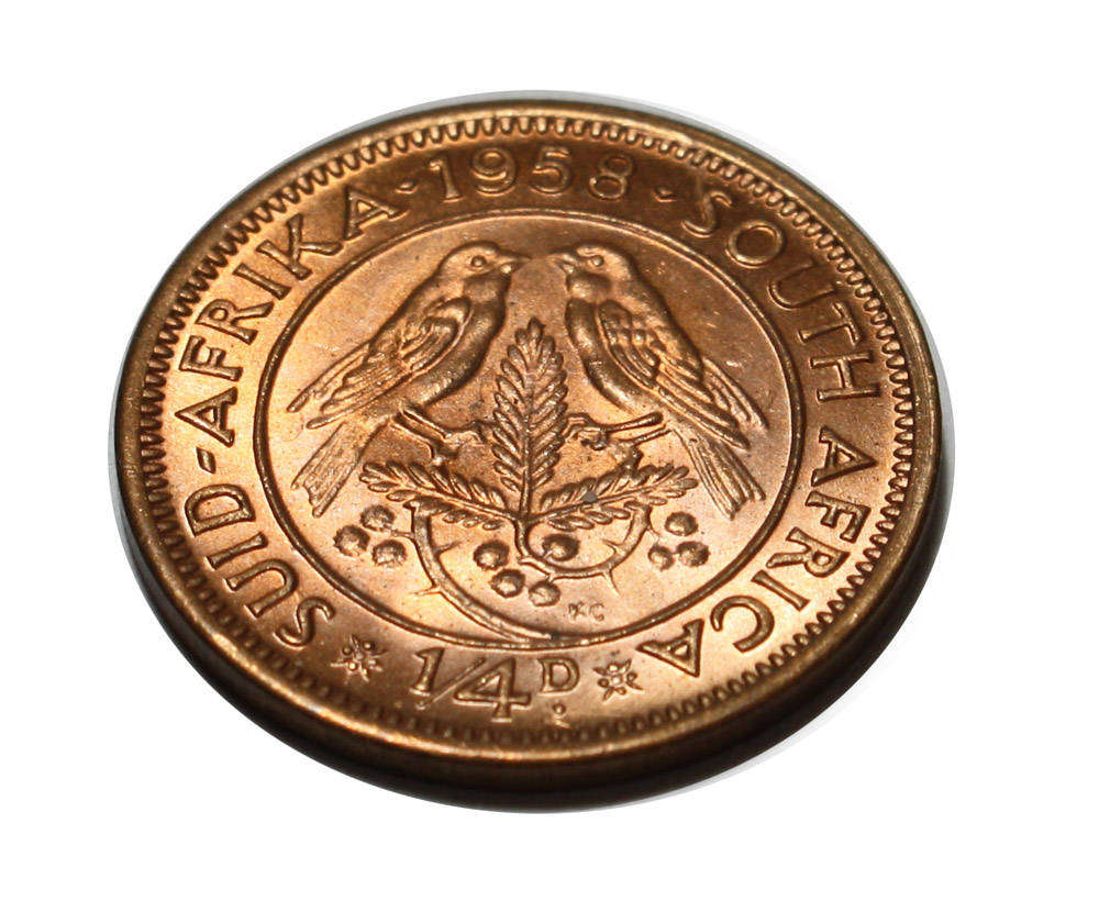 South Africa Farthing 1/4d - 1958