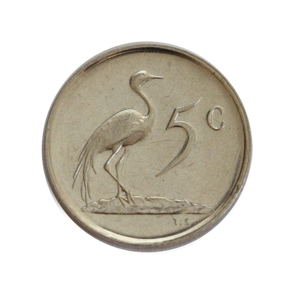 1979 South Africa 5c Nickel UNC