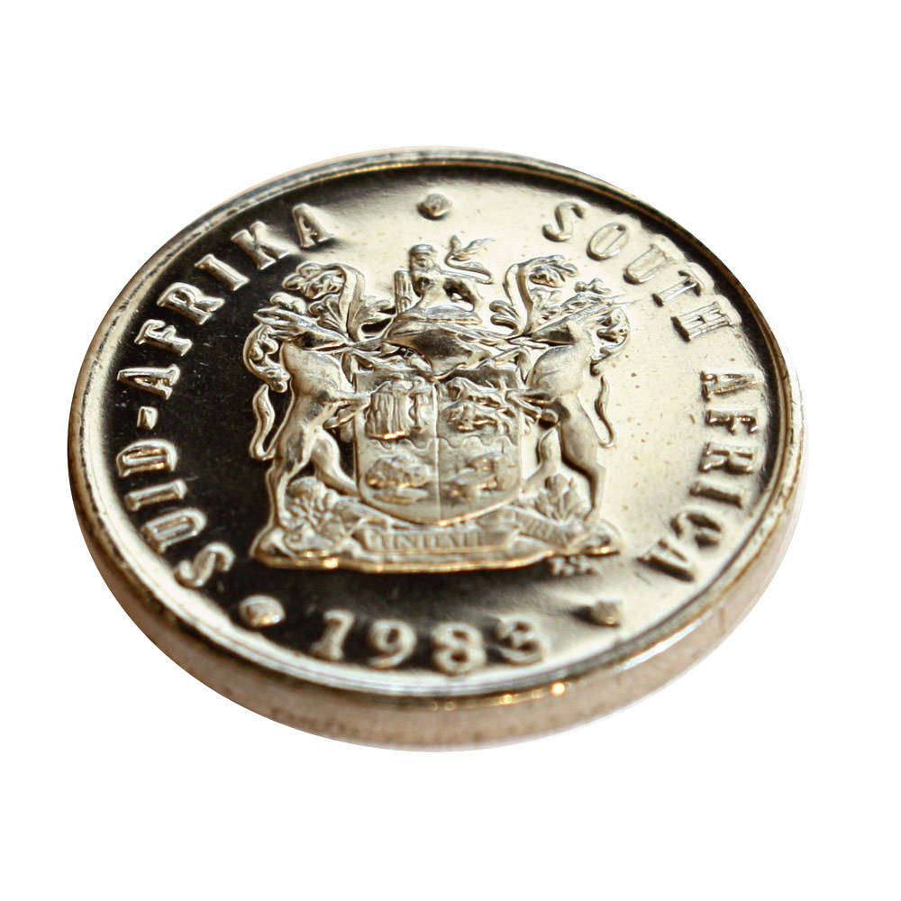 1983 South Africa 5c Proof nickel