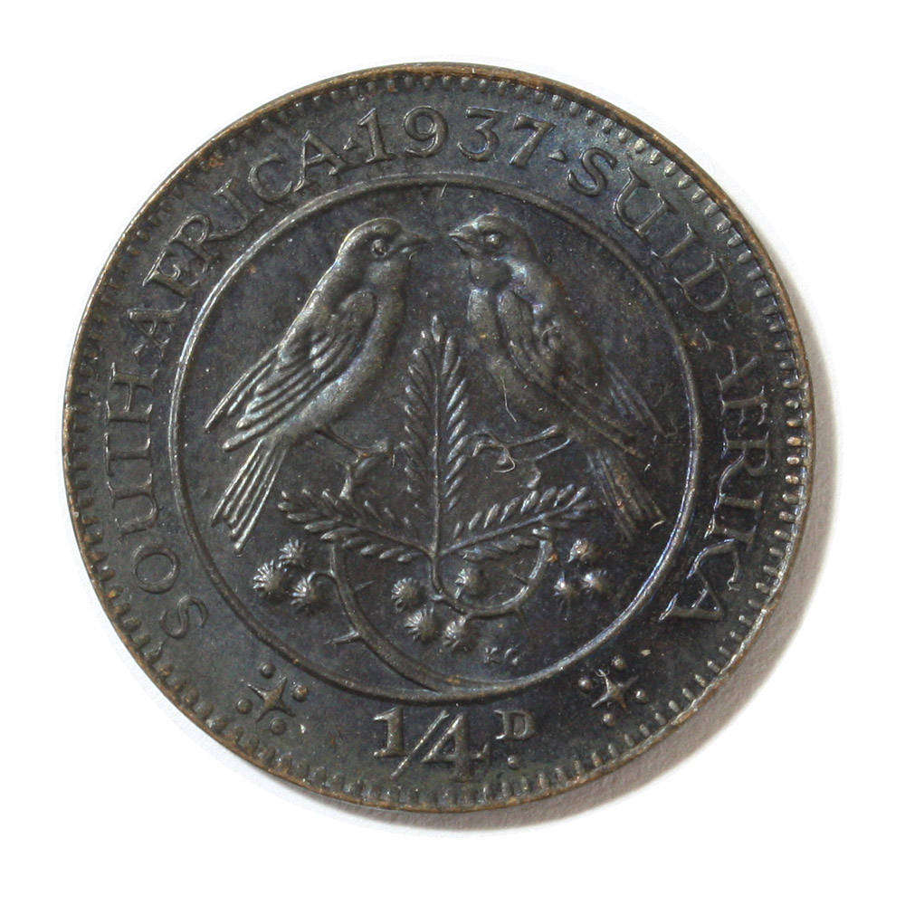 Farthing 1/4d - Toned - 1937