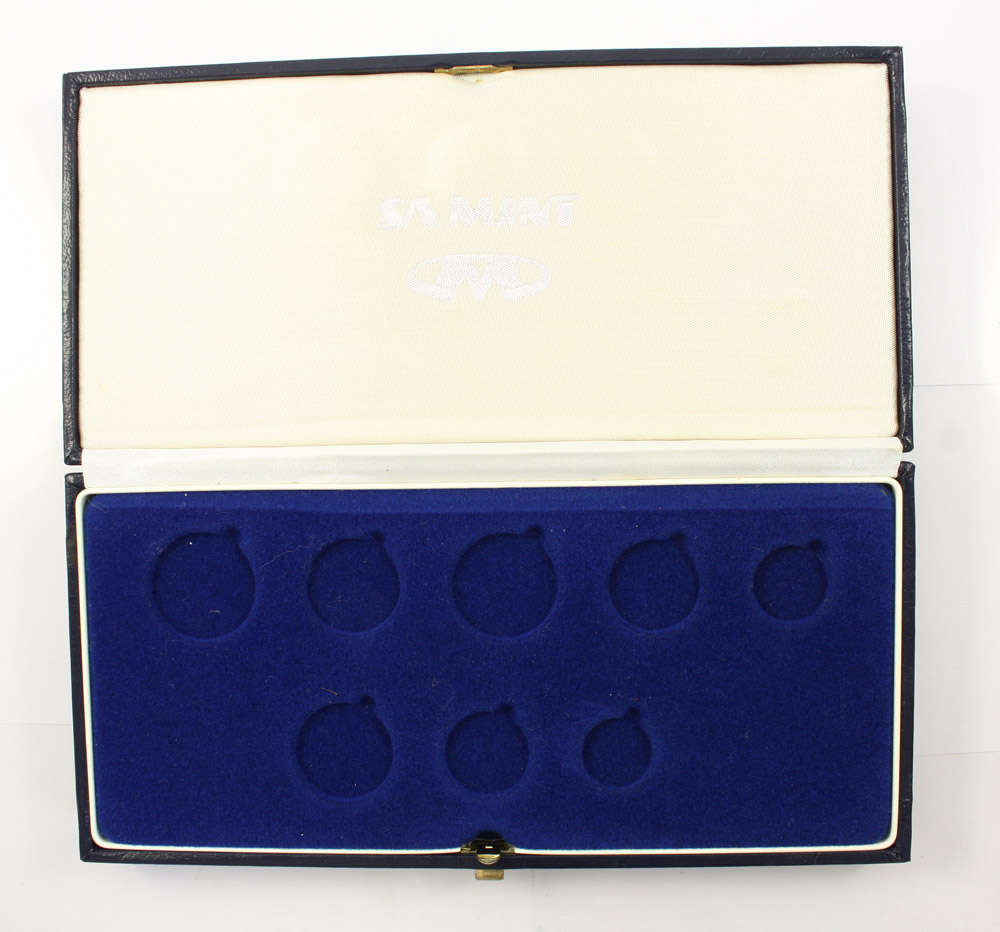 South African Mint Empty Short Proof Set Boxes - 1972 and 1992