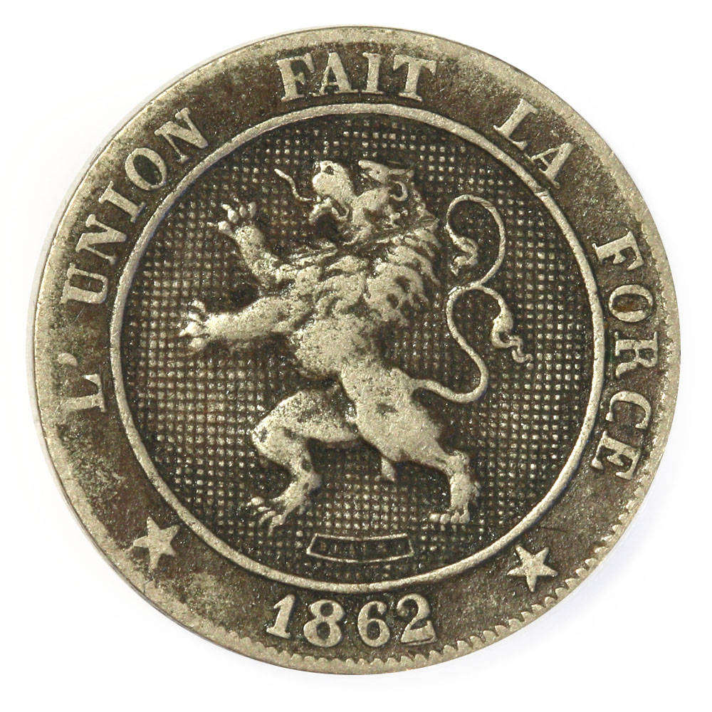 1862 Belgium 5 Centimes