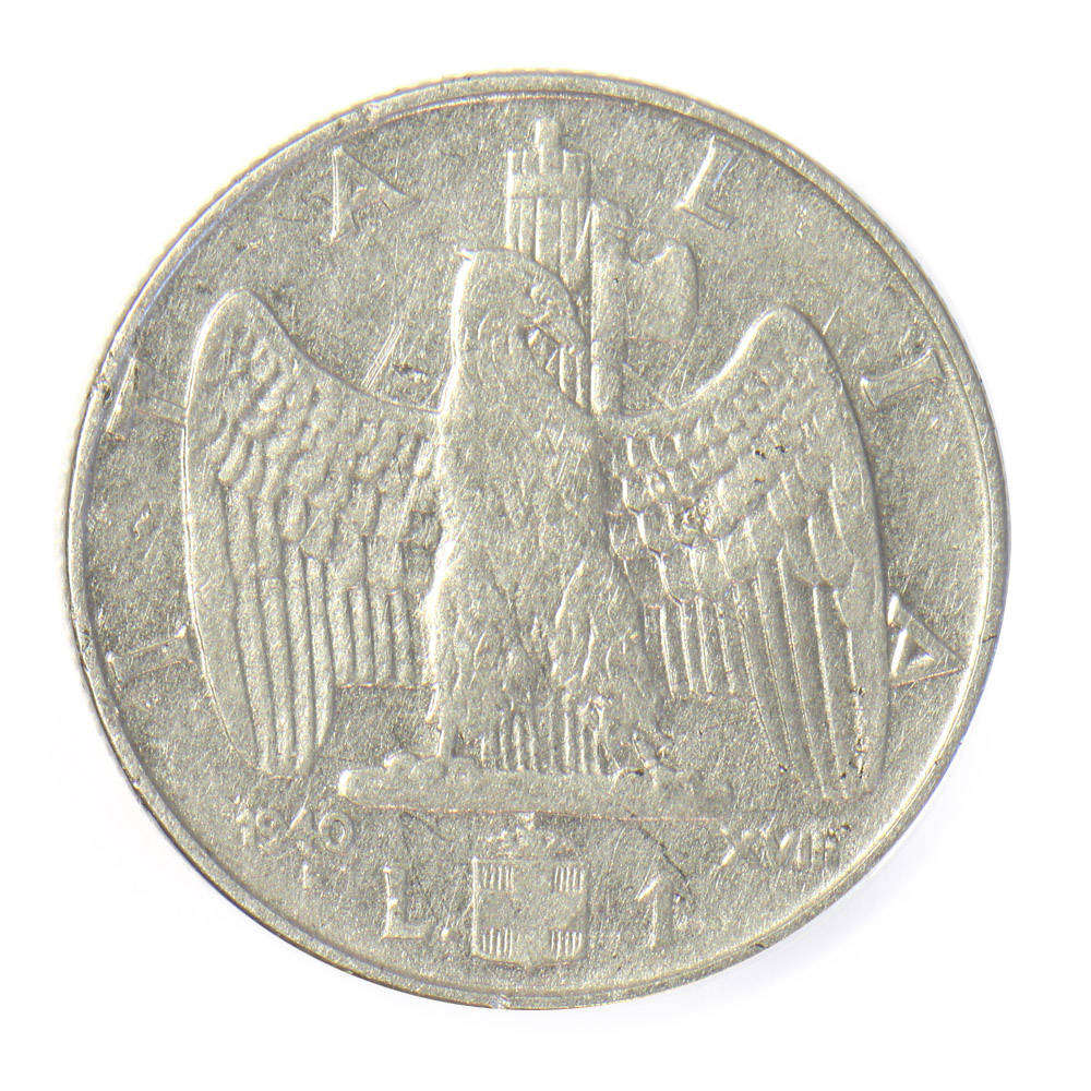 Italy 1 Lire  - 1940 - Victor Emmanuel III