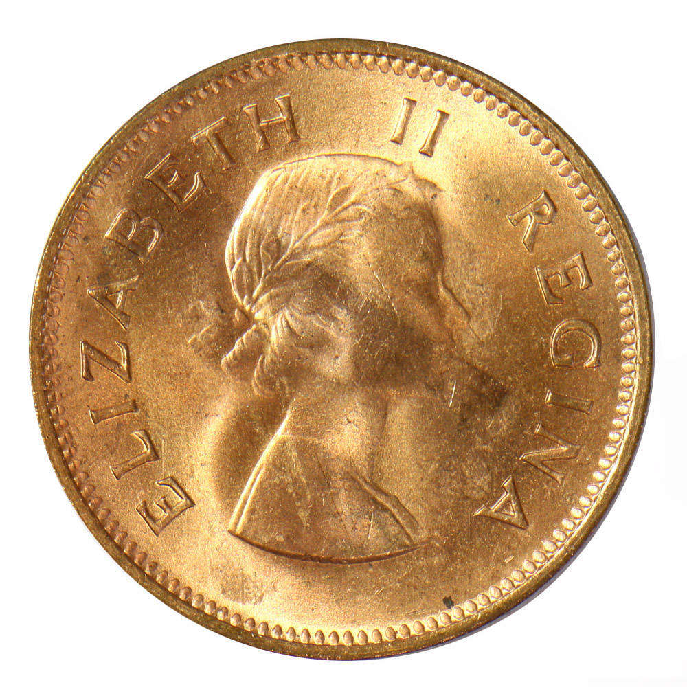 1956- Half Penny (1/2d) - Union of South Africa
