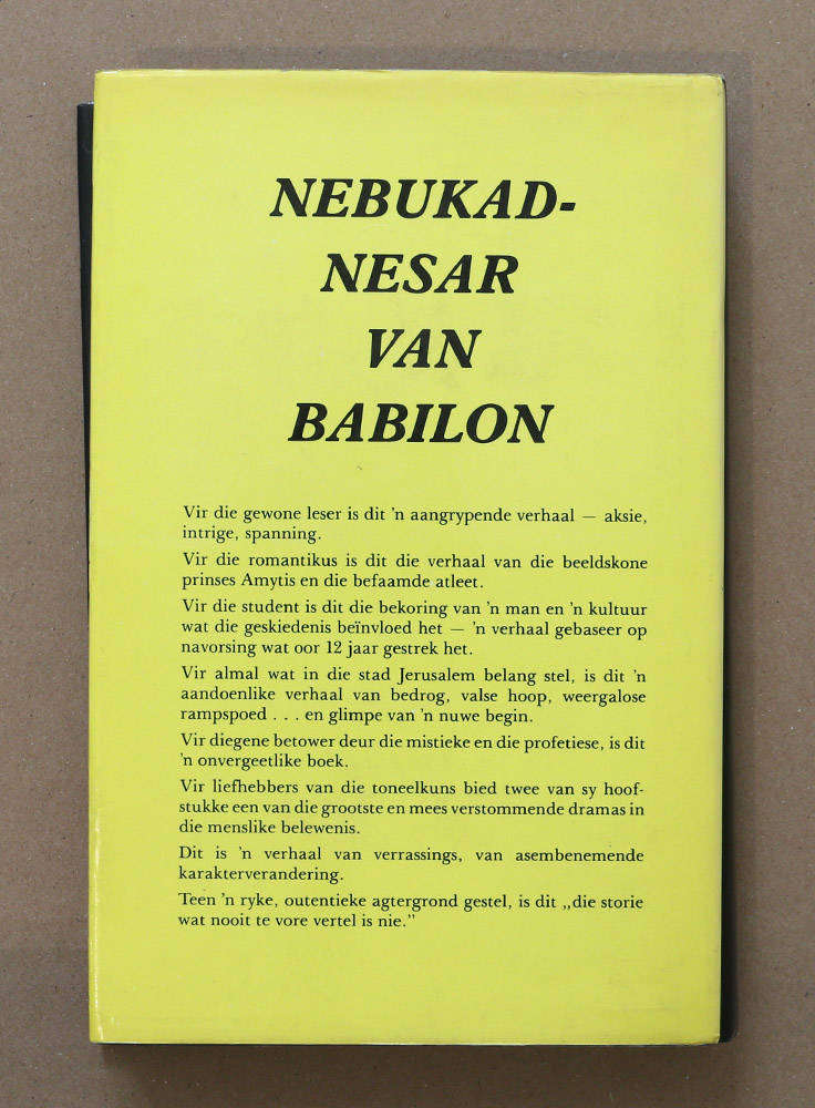 Nebukadnesar van Babilon - F.C Pelser