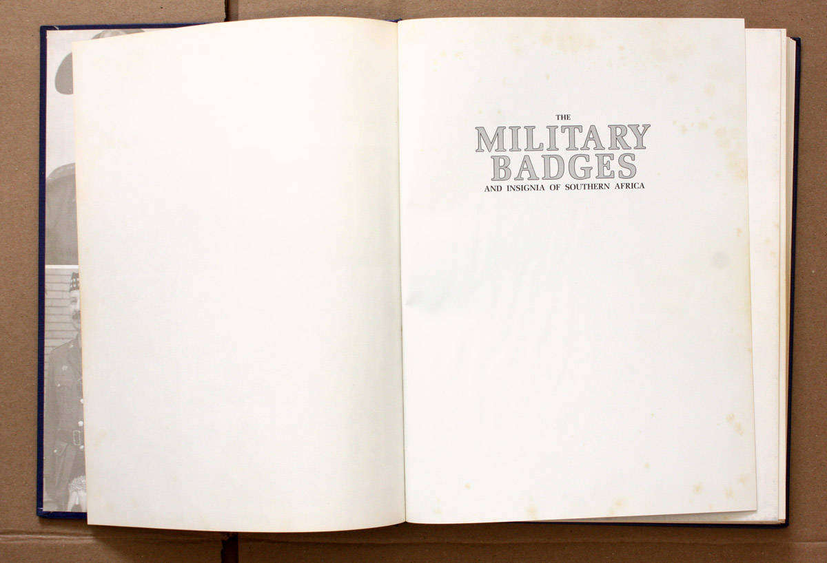 The Military Badges and Insignia of Southern Africa - Colin Owen