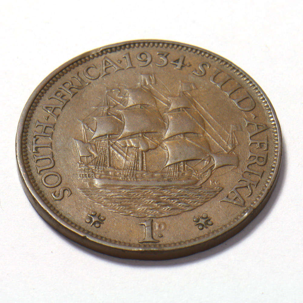 1934 - Penny - Union of South Africa