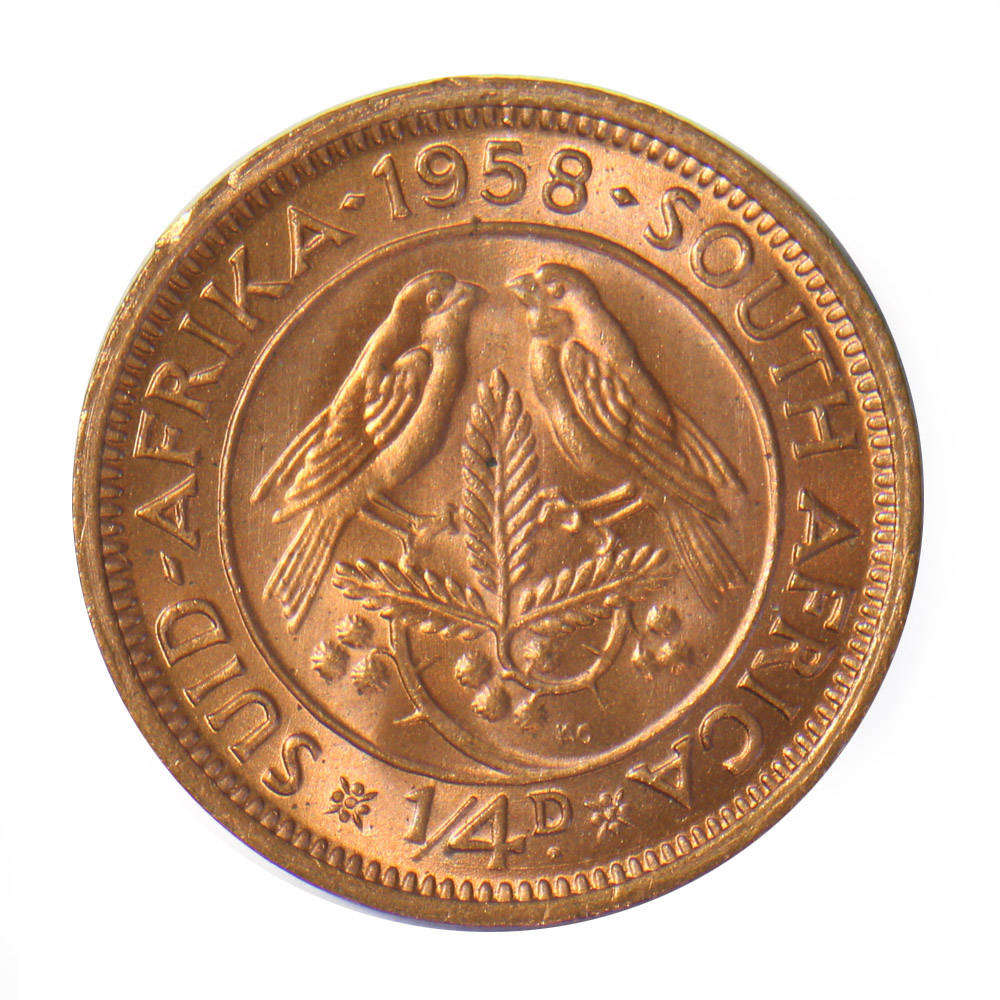 1958 - Farthing - Union of South Africa