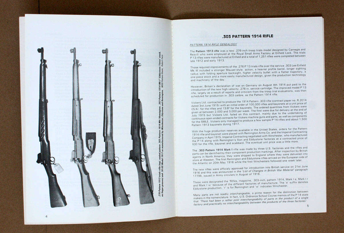 .303 Pattern 1914 Rifle and Sniping Variants P14  - Ian Skennerton Small Arms Identification Series