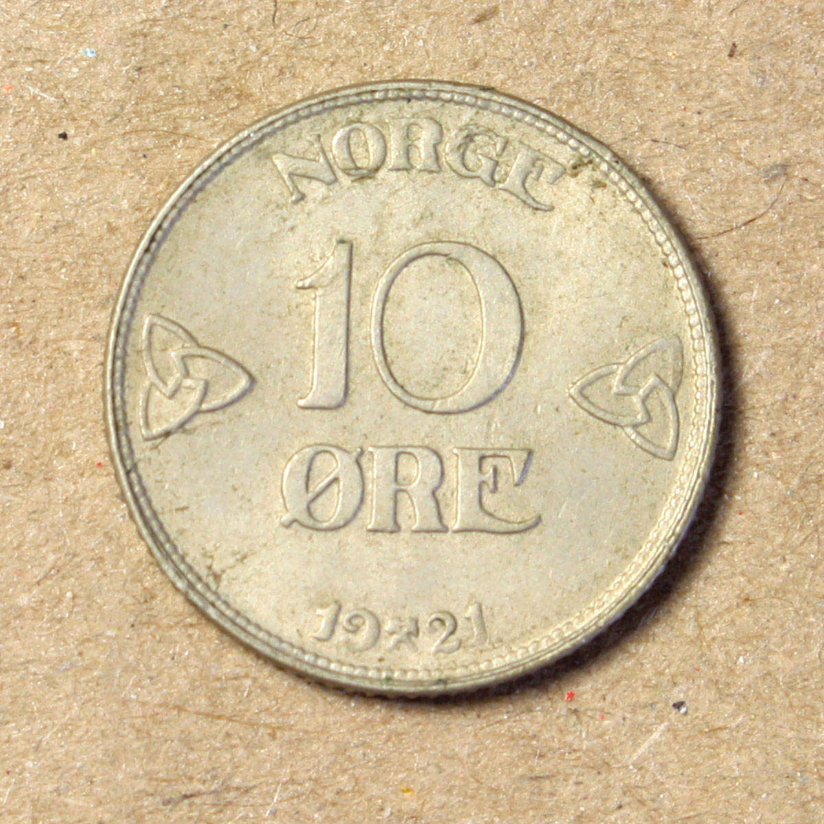 Norway 10 Ore 1921