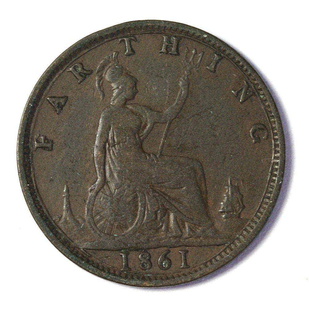 Great Britain 1861 Farthing